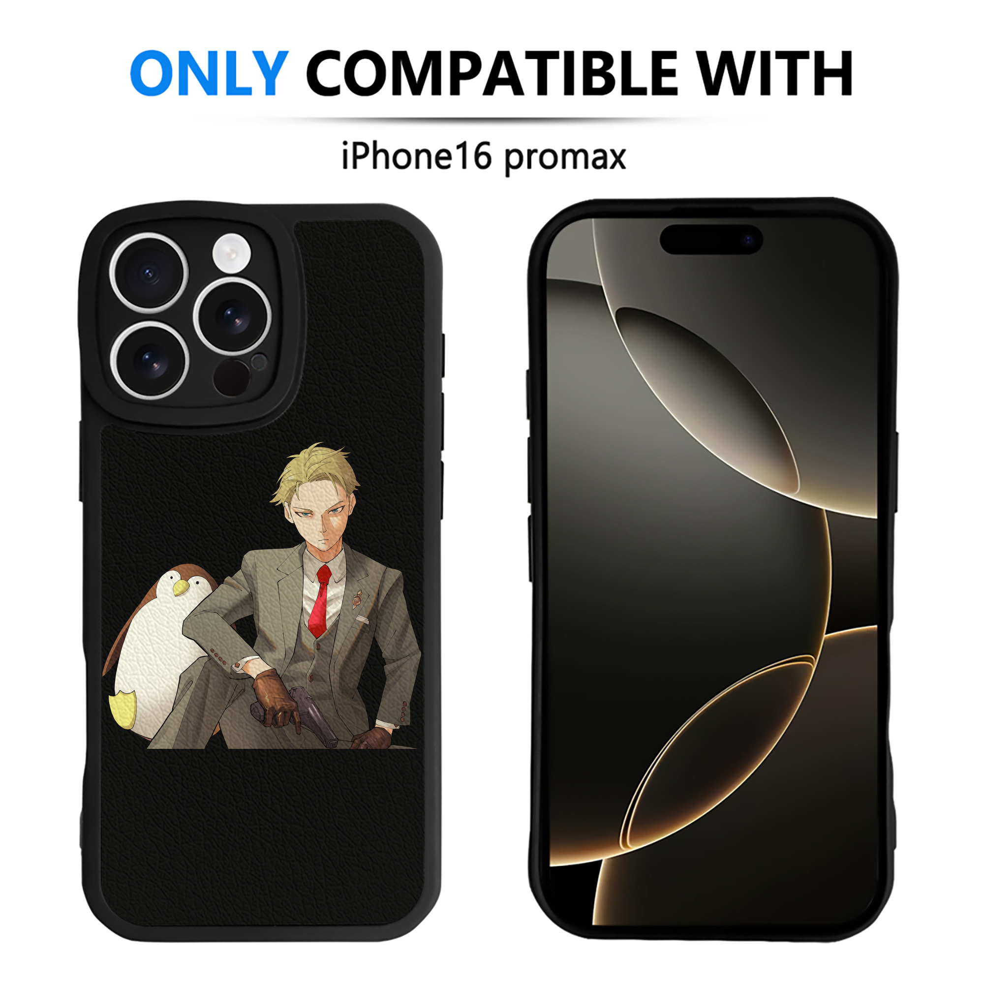 （画像用） SPY×FAMILY间谍家家酒 【iPhone 16シリーズ対応】シリコンスマホケース（レザー調） 材質：シリコン